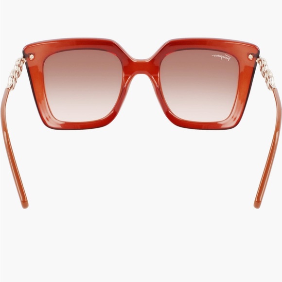 NWT Salvatore Ferragamo Brown Sunglasses - Picture 5 of 7